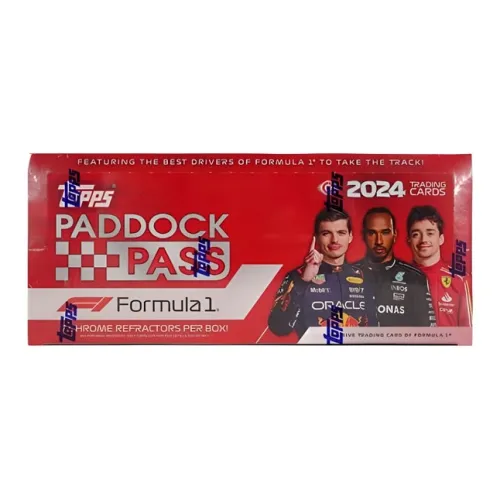 Topps 2024 Paddock пройдет чемпионат Формулы 1 F1 World Championship коллекционная карта спортивных карт целая коробка