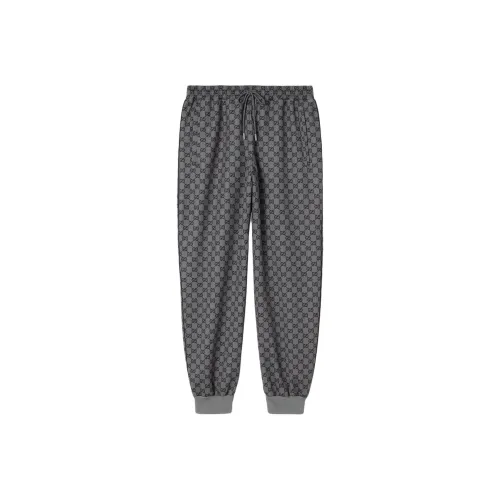 GUCCI Вязаные тренировочные брюки мужские серые