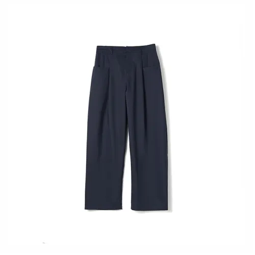 umamiism Темно-синие унисекс костюмные брюки