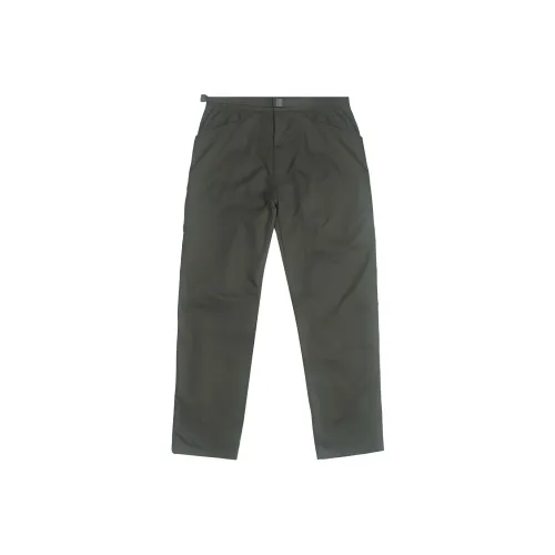 UNIQLO Повседневные брюки Унисекс Темно-оливковый