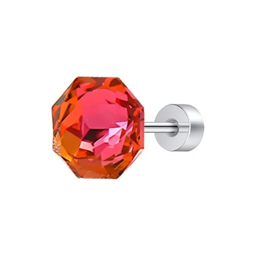 Серьги B Z из титановой стали с цирконием унисекс