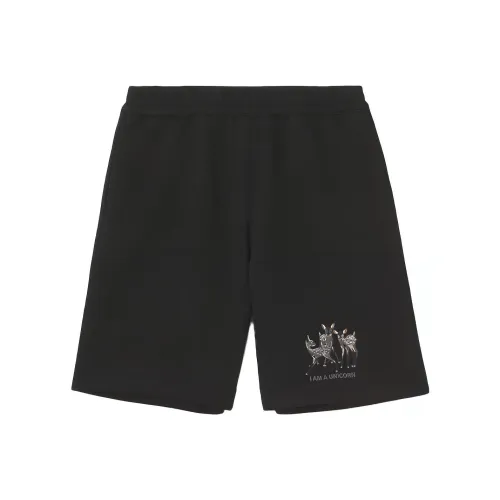 Burberry Повседневные шорты Мужские Черные