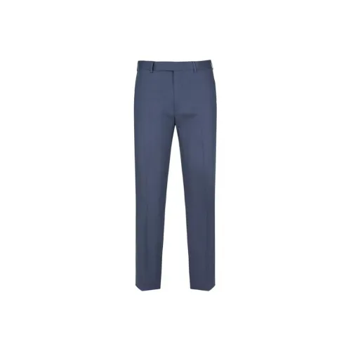 Ermenegildo Zegna Темно-синие мужские костюмные брюки