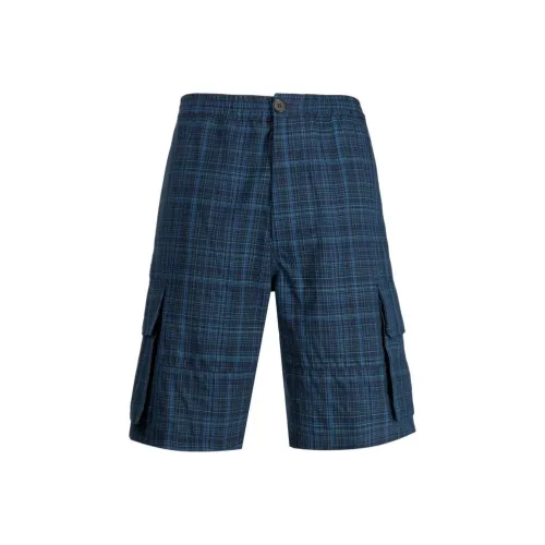 MARNI Мужские карго шорты морского синего цвета