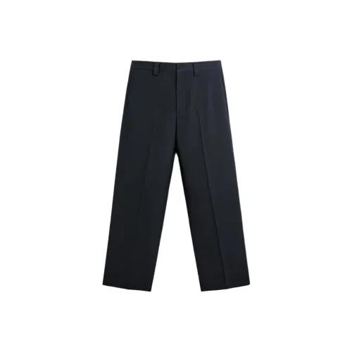 ZARA HARRY LAMBERT Co Бренд Темно-синие Унисекс Костюмные брюки