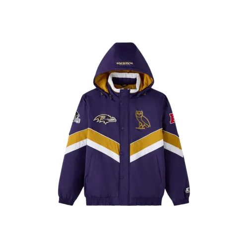 NFL Ovo Co Бренд Фиолетовый Унисекс Объёмные куртки (пуфы)