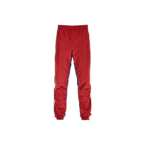 LACOSTE Collaboration Red Men's Casual Pants LACOSTE Collaboration Красные Мужские Повседневные Брюки