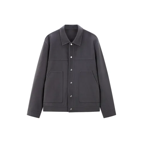 PEACEBIRD MEN Шерстяная куртка унисекс