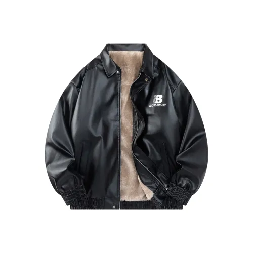 BOTH PLAY Кожа Куртка Унисекс