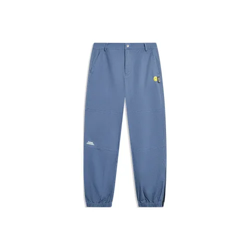 LINING Повседневные брюки Мужские Серый Индиго