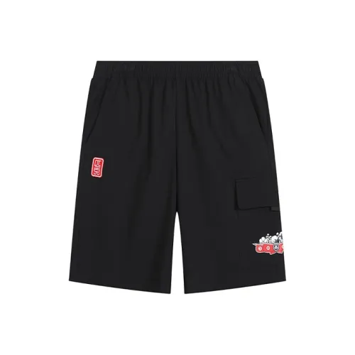 PEAK Мужские Повседневные Шорты Черные