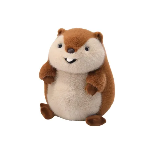 The Emperor of Color Милый Groundhog Куклы Подвеска Плюшевая кукла 12см 35см Высота
