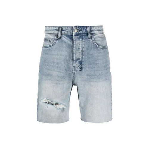 Ksubi Светло-синие мужские джинсовые шорты