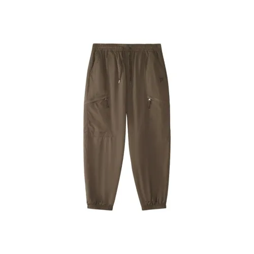 FILA FUSION FUSIONEERFUSION LIFE SS25 Повседневные брюки Мужской MOGU Коричневый BN