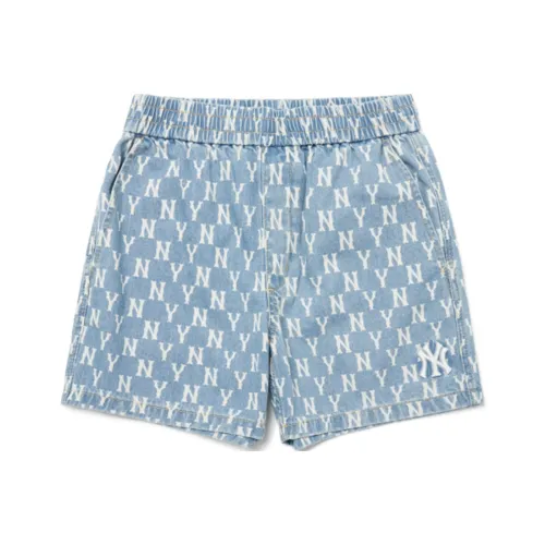MLB Нью-Йорк Янкис Светло-синие Унисекс Джинсовые шорты