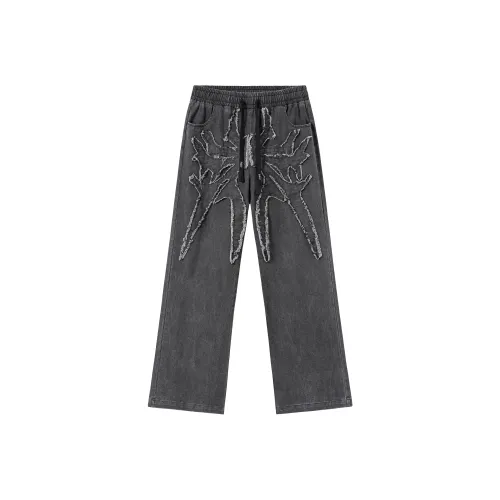 PILOTDRAGON Джинсы Унисекс Темно-серый