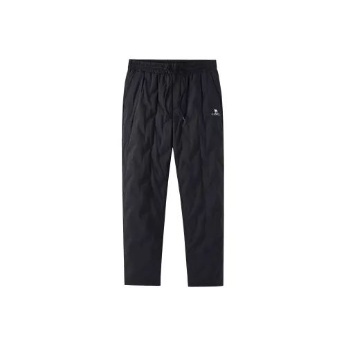 CAMEL Warm Fleece Series Черные Мужские Пуховые Штаны