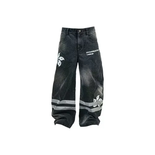 VINKID ORGANIZATION Джинсы Унисекс Черный