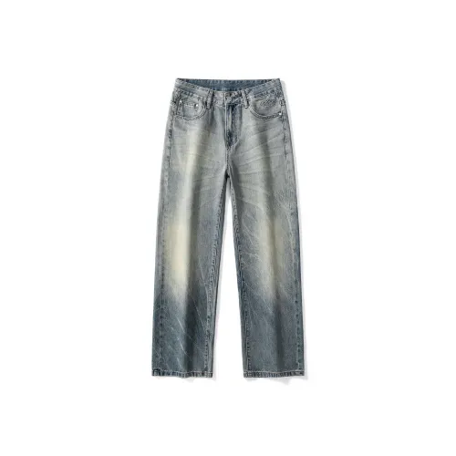 JUCY JUDY Джинсы Унисекс Винтаж Синий