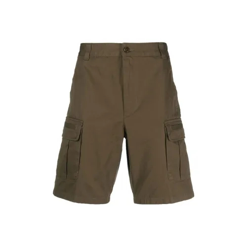 DIESEL Оливково-зеленые Мужские Карго Шорты
