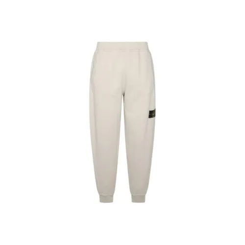 Stone Island Экрю Мужские Повседневные Брюки