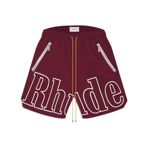 RHUDE Red Men's Casual Shorts RHUDE Красные Мужские Повседневные Шорты