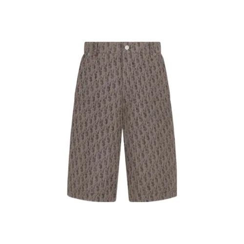 DIOR Quarterly New Products SS22 Джинсовые шорты Мужской Коричневый