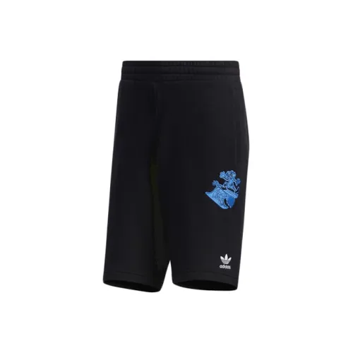 Adidas Мужские Повседневные Шорты Черные