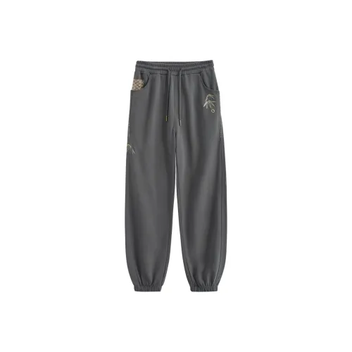 ONIARAI Повседневные брюки Мужские Темно-серые