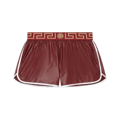 VERSACE Red Men's Casual Shorts VERSACE Красные Мужские Повседневные Шорты
