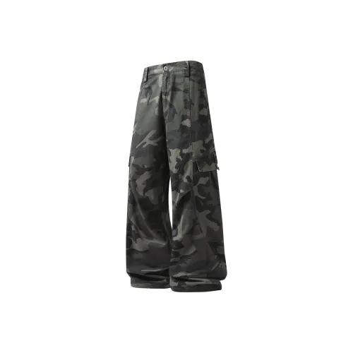 ADOONGA Карго Брюки Унисекс Камуфляж