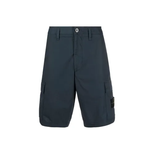 Stone Island Морской Синий Мужские Карго Шорты