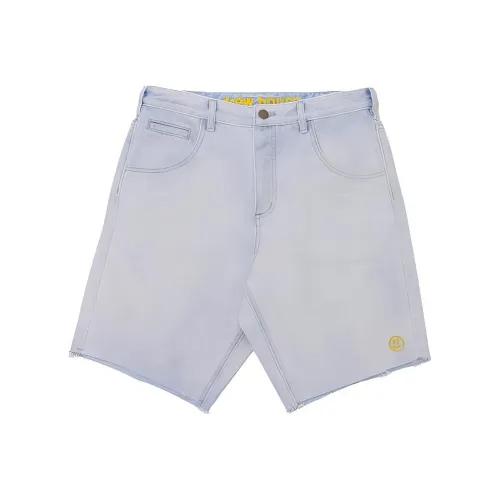 Drew House Smiley Collection Светло-синие Унисекс Джинсовые шорты