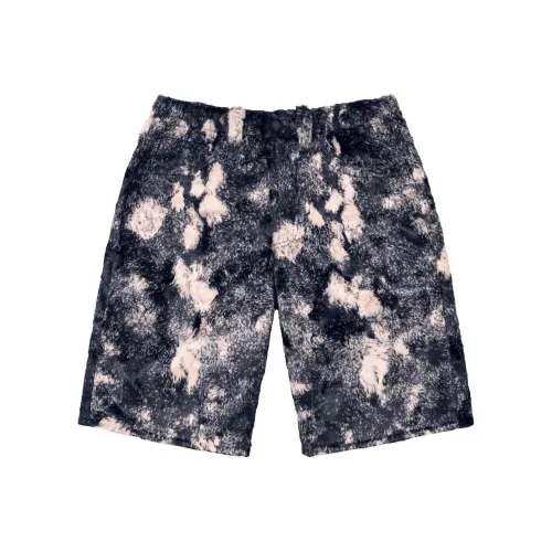 Supreme SS24 WEEK12 FAUX FUR SHORT Повседневные шорты Унисекс Черный