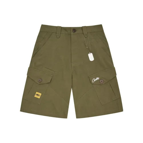 Corteiz Армейский зеленый Унисекс Шорты карго