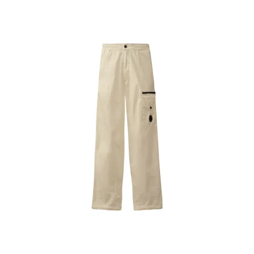 C.P.Company SS25 Карго Брюки Мужские Марлевые Белые