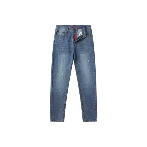 LUCKY BRAND Индиго Унисекс Джинсы