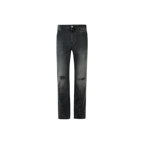 BALMAIN Мужские черные джинсы