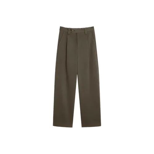 Osens Оливково-серый Зеленый Мужской Костюм Брюки