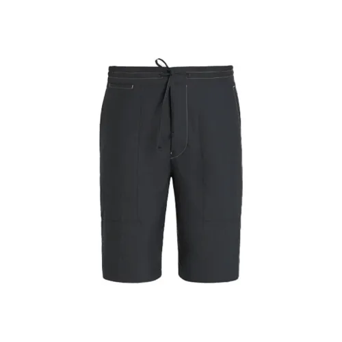Ermenegildo Zegna Серые Мужские Повседневные Шорты