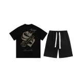 Комплект (черный топ+черные брюки)