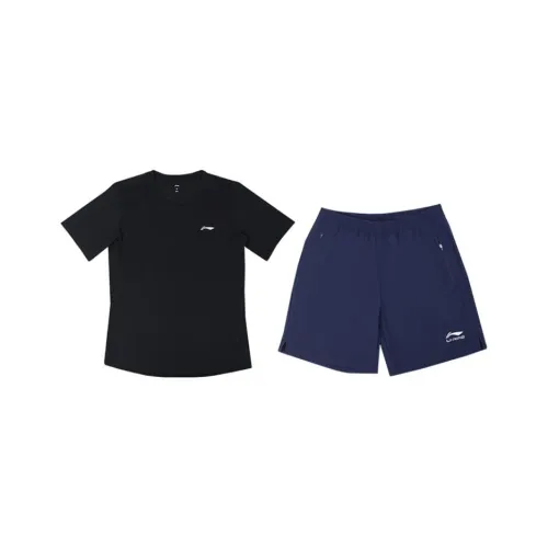 LINING Спортивный костюм мужской черный + синий