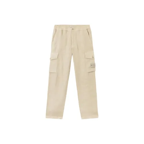 STONE ISLAND Карго брюки Мужские Бежевые