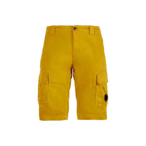 C.P.Company Коричнево-желтые мужские карго шорты