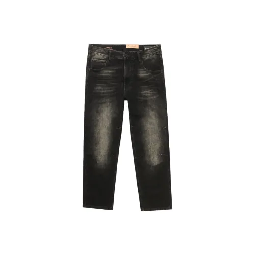 ABLE JEANS Дымчатый Серый Черный Мужские Джинсы