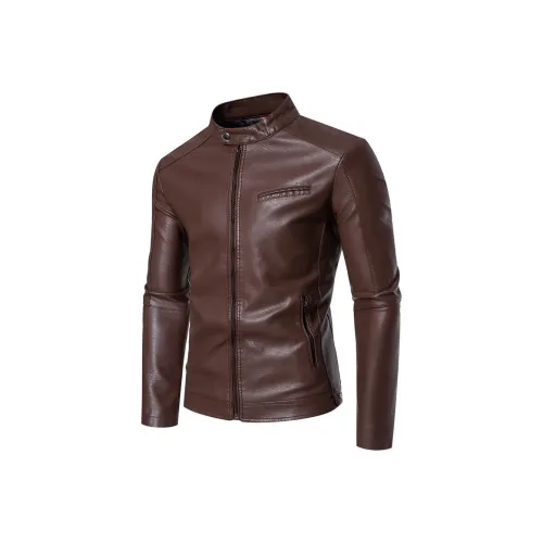 GONGFUSHE Мужские кожаные куртки