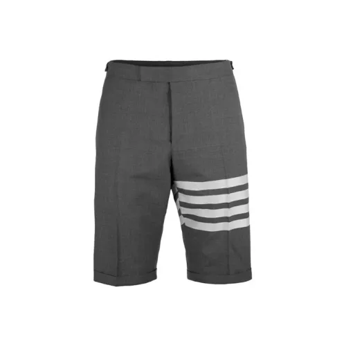 THOM BROWNE Men's Medium Gray Casual Shorts THOM BROWNE Мужские Средние Серые Повседневные Шорты