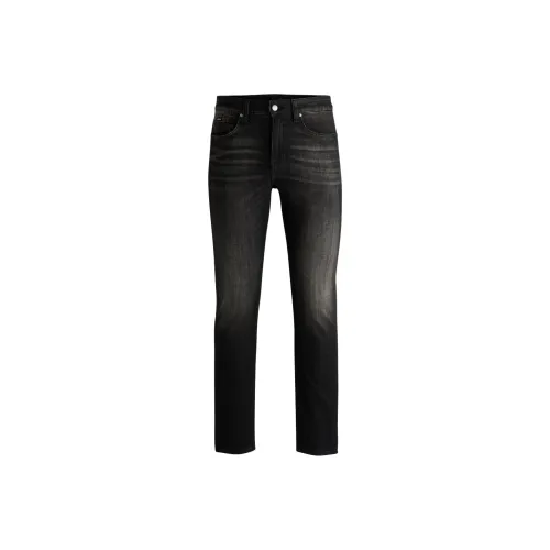 Hugo Boss Темно-серый Мужской Джинсы