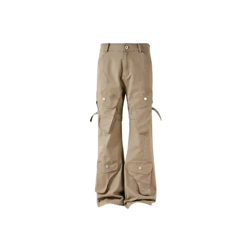 PASET Весенние Повседневные Штаны Унисекс Хаки
