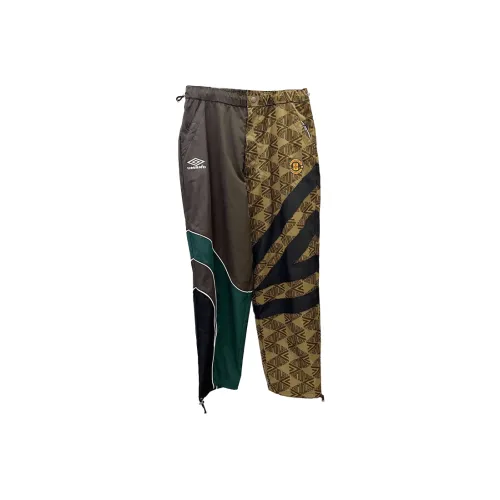 Umbro x Children of the Discordance совместные повседневные штаны унисекс желтый зеленый черный умбра